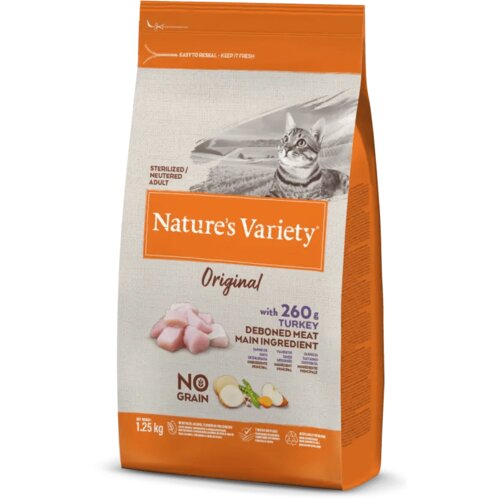 Nature's Variety No Grain Cat Sterilized Adult - puran 1,25 kg Cene