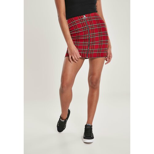 UC Ladies Women's short plaid skirt red/bl Slike