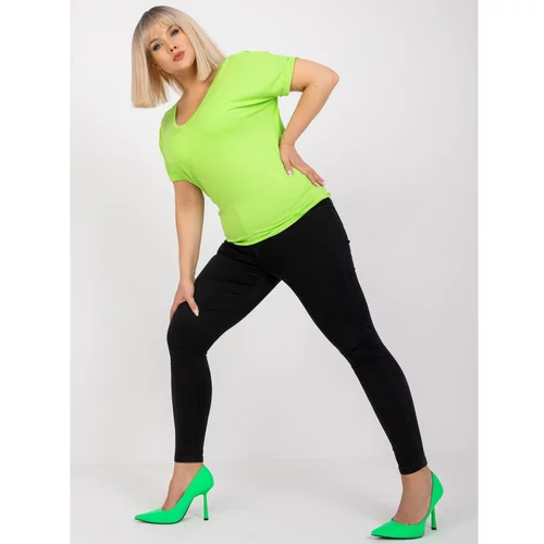 Fashion Hunters Light green loose-fitting Dina blouse