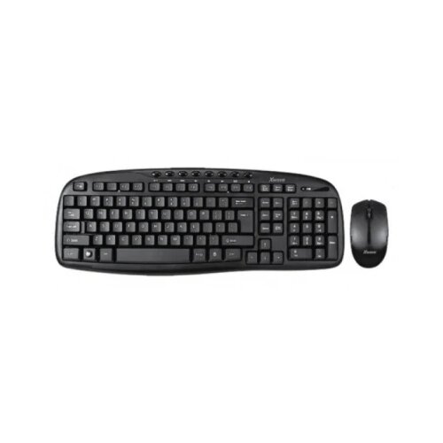 Xwave tastatura+miš bežični multimedijalni BK02 Crni USA slova (Wireless set 2.4GHz) Cene
