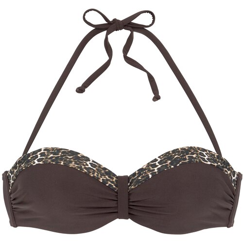 Lascana Bikini zgornji del bež / rjava Slike