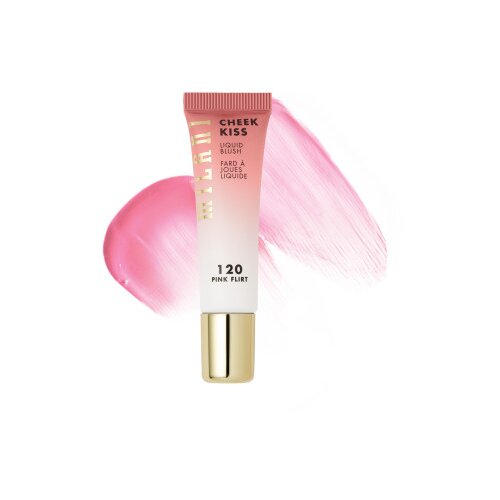 Milani kremno rdečilo - Cheek Kiss Liquid Blush - 120 Pink Flirt Slike