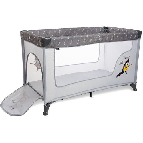 Bbo PRENOSIVI KREVET (BK-065) 1 NIVO DREAM&amp;amp;PLAY - GREY Slike