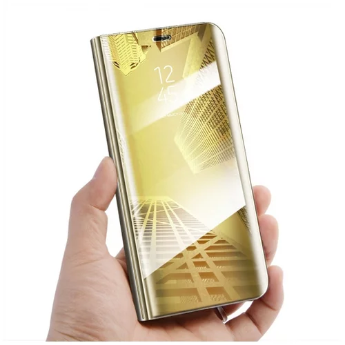 Onasi Clear View za Samsung Galaxy A12 A125 - zlata