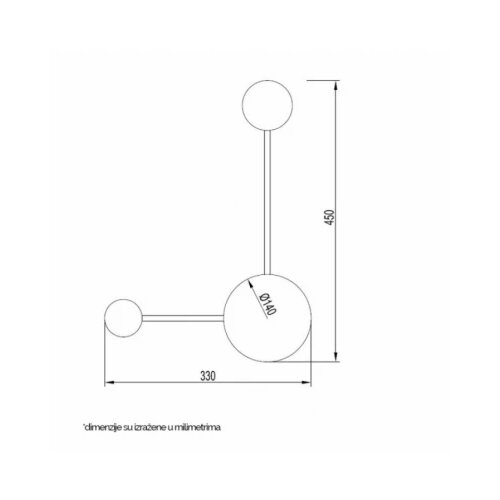 Vesta 472 ZIDNA LAMPA 8W 3000K BELA Slike