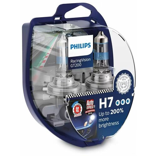 Philips sijalica H7 +200% racing vision Gt200 - 2 kom, Slike