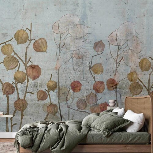 Artgeist Fototapeta Painted Lunaria, 150x105cm Slike
