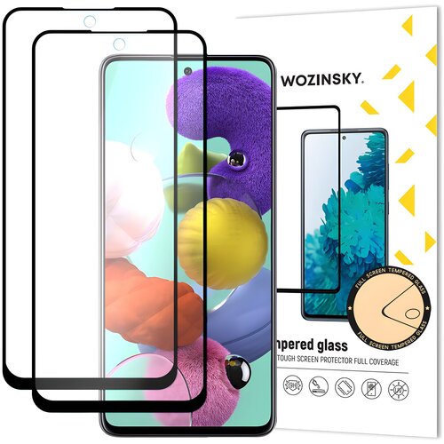 Wozinsky 2x za&scaron;titno kaljeno staklo za Samsung Galaxy A51 - Crna Cijene