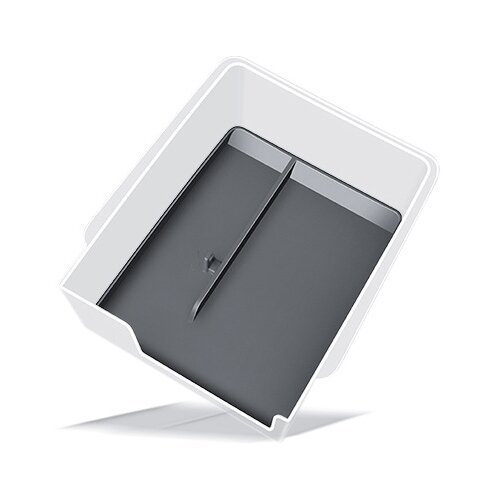 INF organizator za sredinsko konzolo za tesla model 3/Y - napol zavita silikonska podloga & prozorna škatla - siva grey model 1, (21732231) Cene