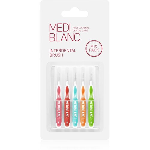 MEDIBLANC Interdental Pick-brush Mix medzobna ščetka 5 ks 5 kos Cene