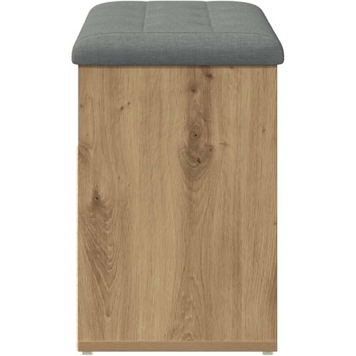  Klupa za cipele obrtnički hrast 82x32x45,5 cm izrađeno drvo Slike