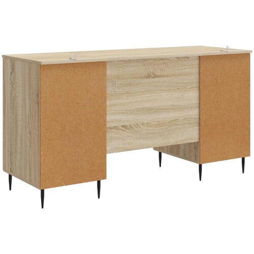  Stol Hrast sonoma 142,5 x 50 x 75 cm Konstruirano drvo Slike