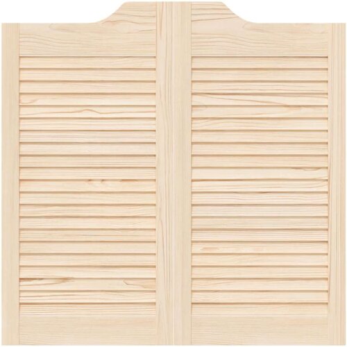  Vrata na rasklapanje 2 pcs Prirodna Masivna borovina - Prirodna 80 x 80 cm 2 Slike