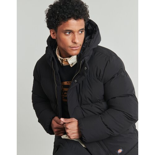 Dickies Puhovke EAGLEVILLE HOODED PUFFER Črna Slike