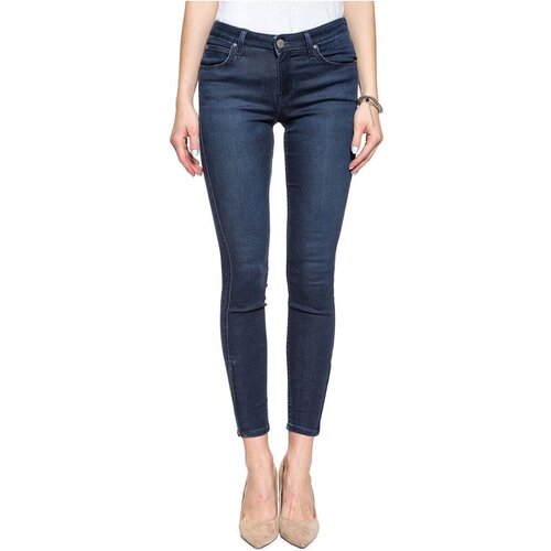 Lee Kavbojke slim L30CRKKD SCARLETT CROPPED Modra Slike