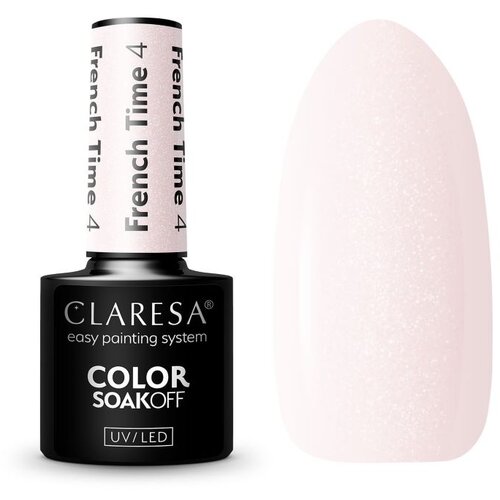 Claresa trajni lak za nokte uv/led french time 4 5g Slike