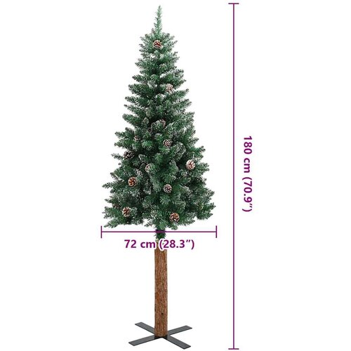 VidaXL Mr&amp;scaron;avo božićno drvce s 300 LED svjetlima Zelena i bijela 180 cm Slike
