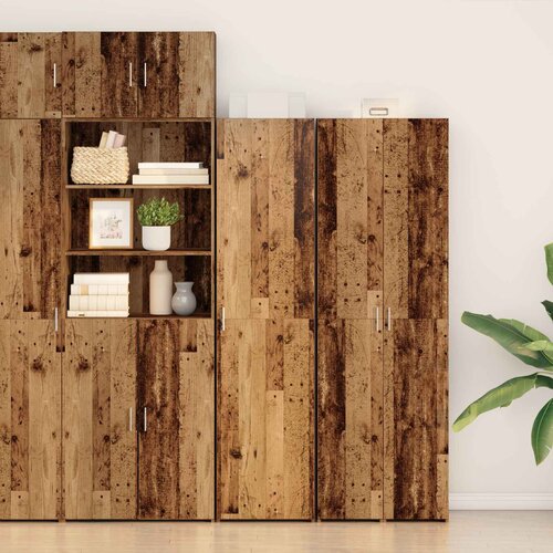  Highboard Staro drvo 45 x 42,5 x 185 cm Cene