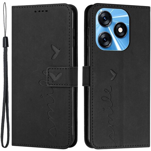INORCO Za Tecno Spark 10 4G stojalo Shell Heart Shape Printed Wallet PU usnjena torbica za telefon, (22033808) Cene