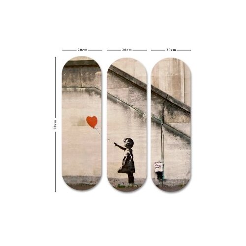 Wallxpert slika iz 3 dela love (3KY3784) Slike