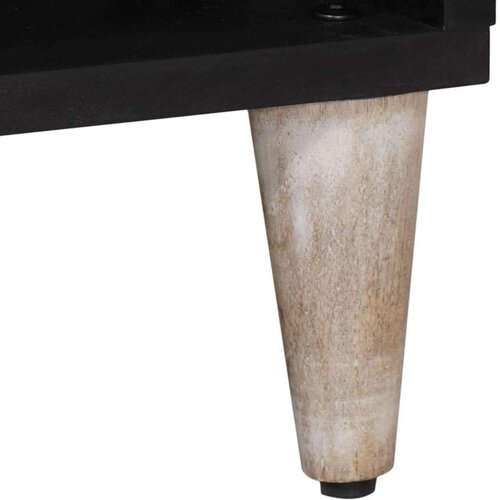  ormar s ladicama Bijelo 100 x 33 5 x 46 cm Čvrsto drvo manga - Bijelo Slike