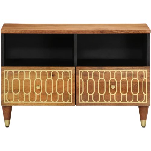 Maison Chic TV omarica - TV stojalo - Televizijska omarica 70x33x46 cm trden mangov les, (21701883) Cene