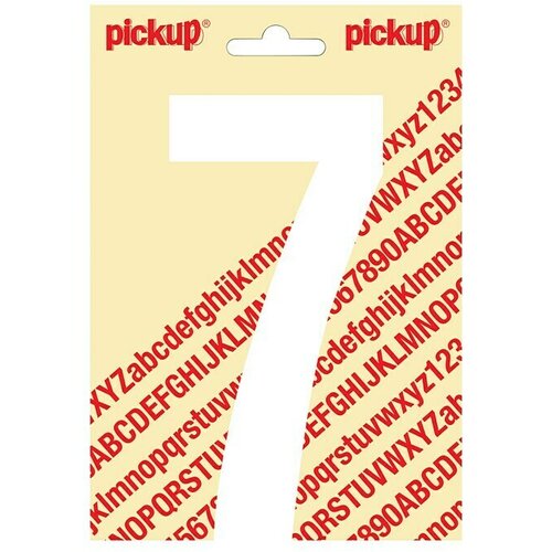 Pickup Naljepnica (Motiv: 7, Bijele boje, Visina: 150 mm) Slike