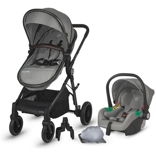 Coccolle Ago Kolica za Bebe 3u1 Siva ( 10268 ) Slike