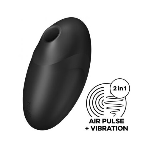 Satisfyer Stimulator Vulva Lover 3 črn Slike