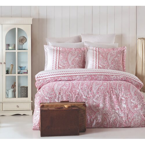 Lessentiel Maison set posteljine Paisley, 160x220cm, roze Cene