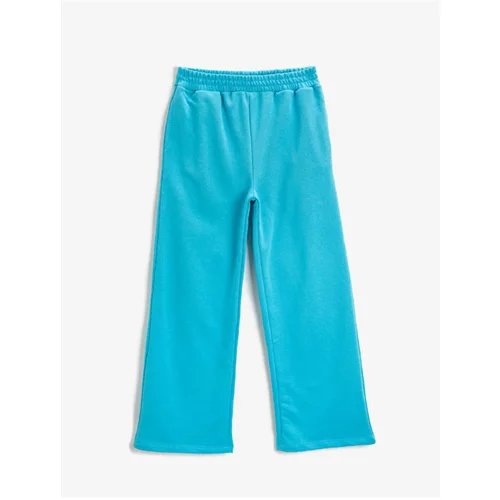 Koton Sweatpants - Turquoise - Straight