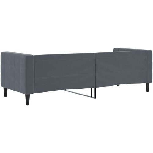 vidaXL Raztegljiva postelja temno siva 80x200 cm žamet Cene