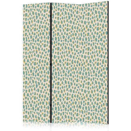  Paravan - Giraffe Pattern - Animal Pattern in Turquoise Spots on a Light Background 135x172 Akustični Cene