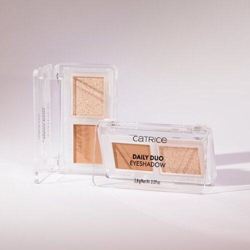 Catrice Daily Duo Eyeshadow duo sjenila za oči nijansa 010 Everyday Nude 2.8 g Slike
