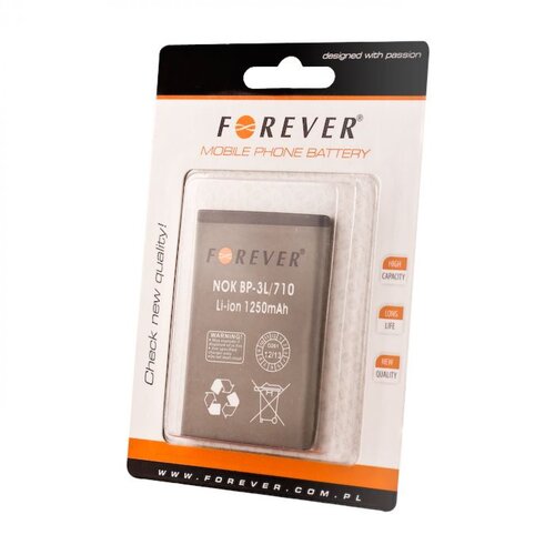 Forever Baterija za Nokia Lumia 610 , Lumia 710 1250 mAh Li-Ion HQ Slike