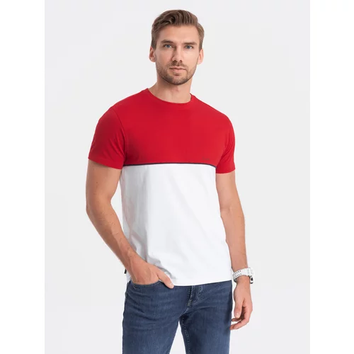 Ombre Men's two-tone cotton T-shirt