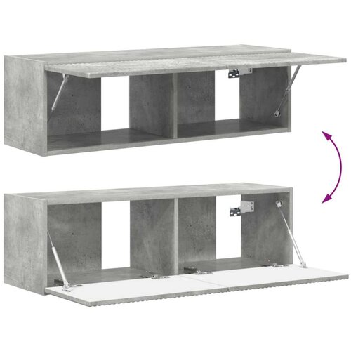 3 pcs Betonski sivi Slike