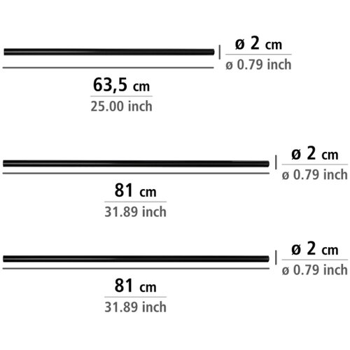 Wenko 23565100 - &amp;Scaron;ipka 2 x 2 cm crna Slike