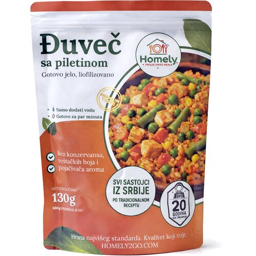 Homely Đuveč sa piletinom 130g Cene