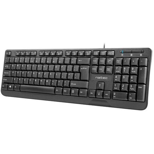  KEYBOARD TROUT SLIM USB, US LAYOUT, BLACK Slike