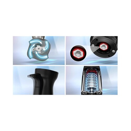 Bosch ErgoMaster Serie 6 &amp;scaron;tapni mikser 1000 W s mjernom &amp;scaron;alicom, s posudom za mije&amp;scaron;anje, vi&amp;scaron;enamjenska, nastavak za izradu pjene, bez BPA plemeniti čelik, crna Slike