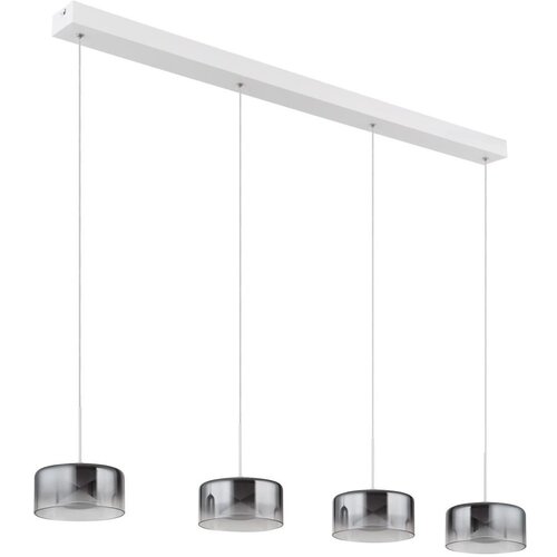 Globo 16024-4WR - LED luster na sajli BELINDA LED/24W/230V bela/zadimljena Slike