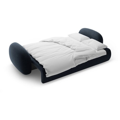 Cosmopolitan Design Tamno plava sklopiva/s prostorom za odlaganje sofa od &amp;scaron;enila 262 cm Tonale &amp;ndash; Slike