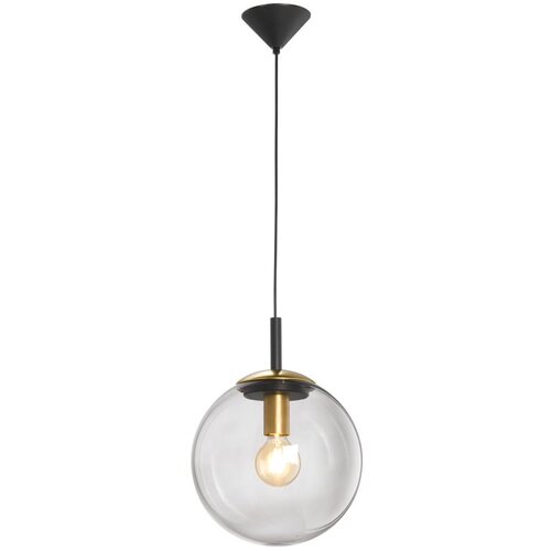 Fischer & Honsel Viseča svetilka iz črnega stekla Fischer & Honsel Dini, ø 30 cm Cene