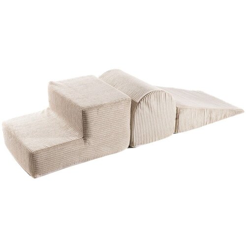 MeowBaby Bež set mekanih igrački od pjene 3 kom od samta visina 30 cm 45x143 cm &ndash; Cijene