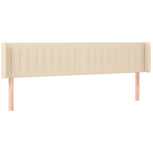 Maison Chic vzglavna omarica - nočna omarica - posteljna omarica z u&scaron;esi krem 203x16x78/88 cm blago, (21712043) Cene