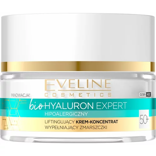 Eveline Cosmetics Bio Hyaluron Expert dnevna lifting krema proti gubam 50 ml