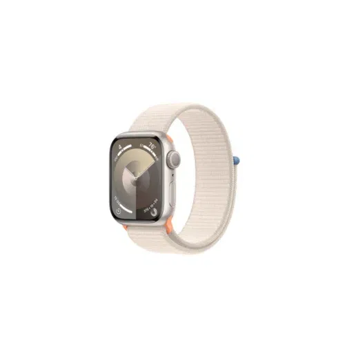 Apple Watch S9 GPS 45mm Starlight Alu Case w Starlight Sport Loop
