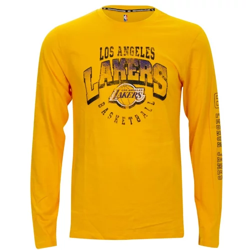  muška Lebron James 6 Los Angeles Lakers LS Graphic Team majica