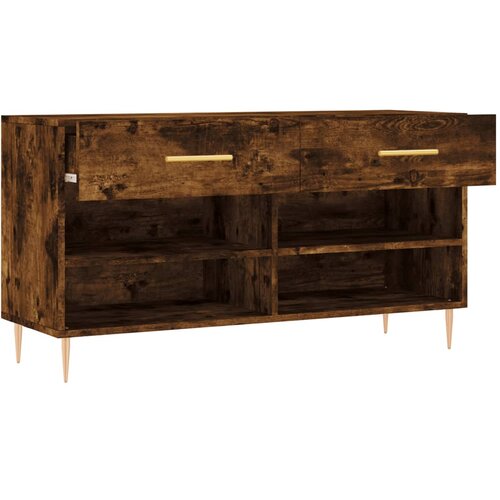  Klupa za cipele boja hrasta 102 x 35 x 55 cm konstruirano drvo Slike